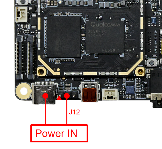 J6 & J12 电源输入接口 J6 & J12 电源输入接口