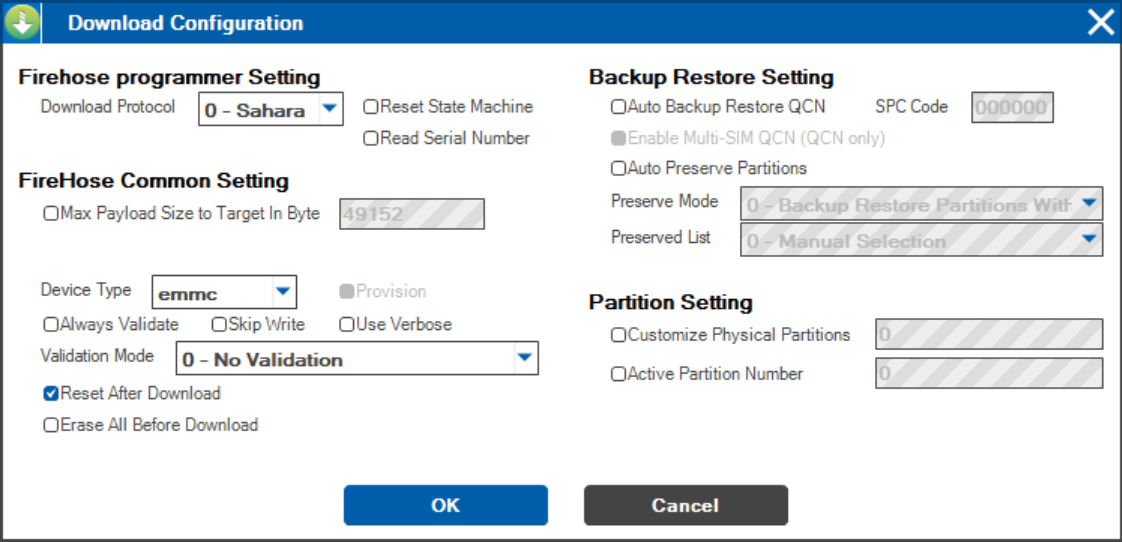 Download Configuration